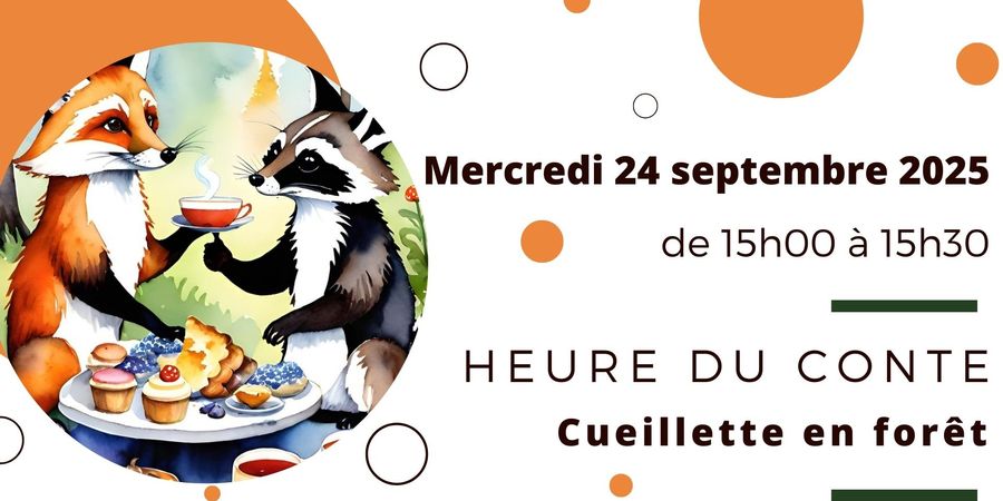 image - Heure du conte à la bibliothèque d'Athus | Cueillette en forêt