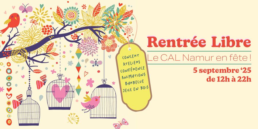 image - La Rentrée Libre 2025 - Le CAL Namur en fête