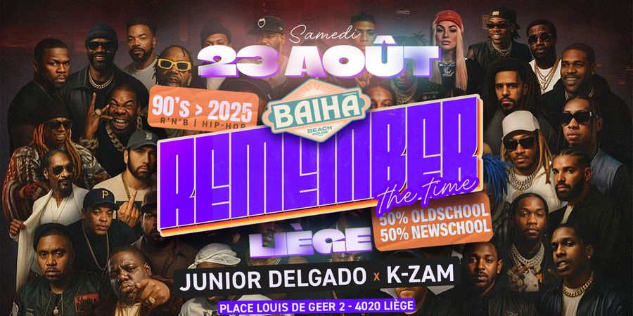 image - Remember The Time | 90's > 2025 | 50% Old school 50% New school