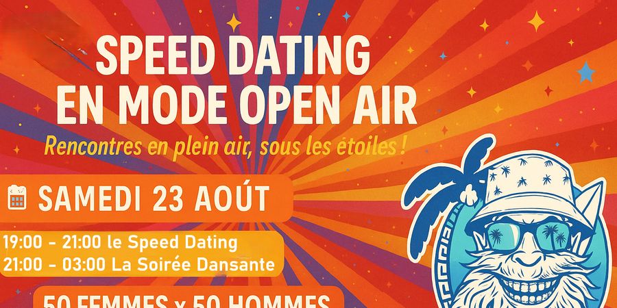 image - Speed dating (50 hommes - 50 femmes) au Yeti Summer Bar + soirée dansante