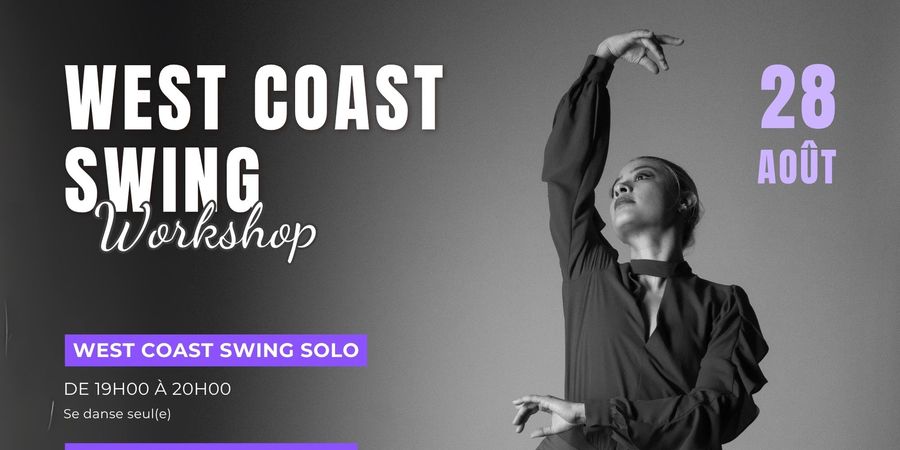 image - Workshop West Coast Swing en solo et en couple