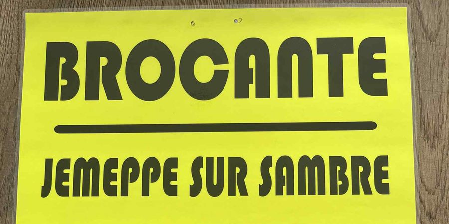image - 5ème grande brocante Jemeppe-sur-Sambre 