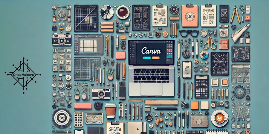 image - Atelier CreaMakers – Application CANVA Graphisme & Video – Benjamin Grenier