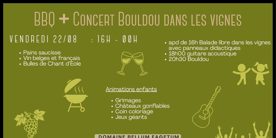 image - Soirée exclusive au vignoble Bellum Fagetum à Beaufays