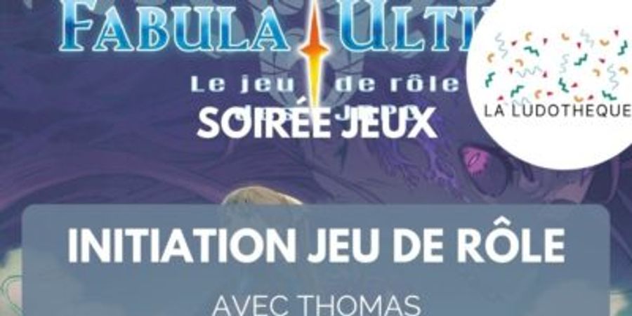 image - Soirée découverte - Initiation au jeu de rôle
