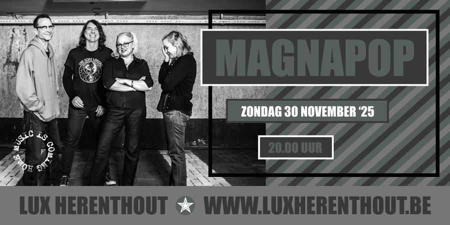 image - Zaal Lux Concerts: Magnapop