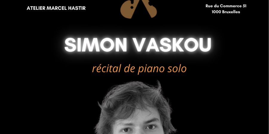 image - Simon Vaskou , solo piano – werken van Scarlatti, Beethoven, Rachmaninov, Bach/Busoni