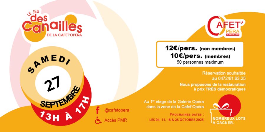 image - Le jeu des canailles de la Cafet' Opera