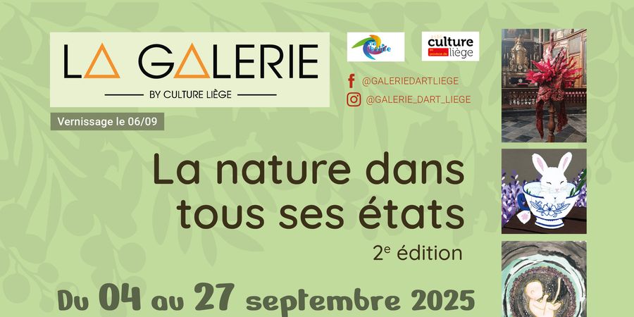 image - Nouvelle exposition & vernissage de Septembre 2025 : Exposition : « La nature dans tous ses états (2