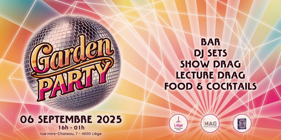 image - Garden Party de la Maison Arc-en-Ciel de Liège