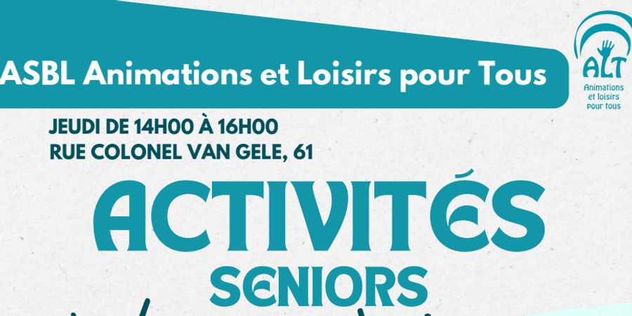 image - Activités séniors
