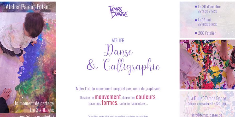 image - Atelier Danse & Calligraphie - Parents et enfants