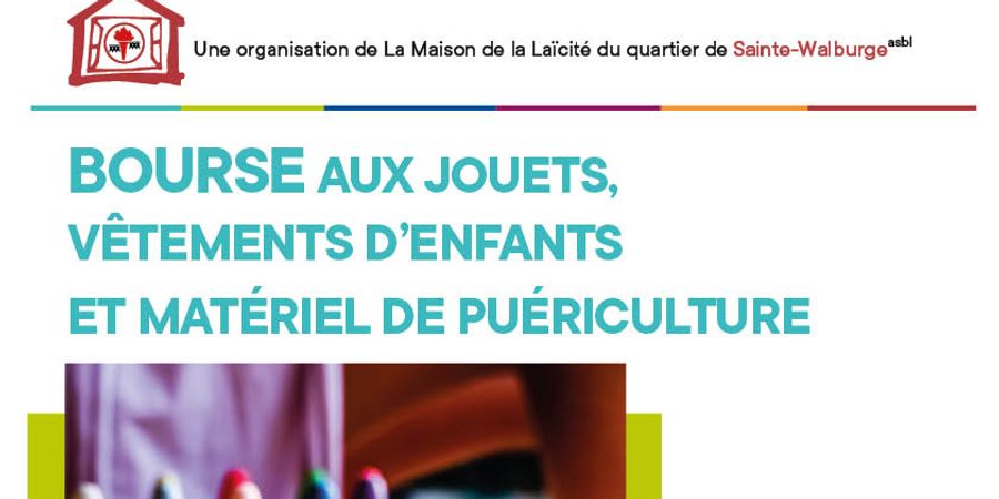 image - Bourse aux jouets, vêtements d’enfants et matériel de puériculture