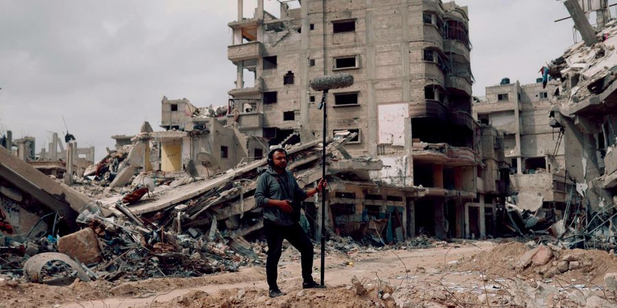image - Gaza Sound Man • Hossam Hamdi Abu Dan