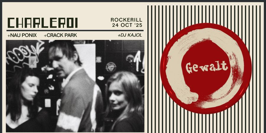 image - Happy New Wave: GEWALT + Nau Ponix + Crack Park + DJ Kajol