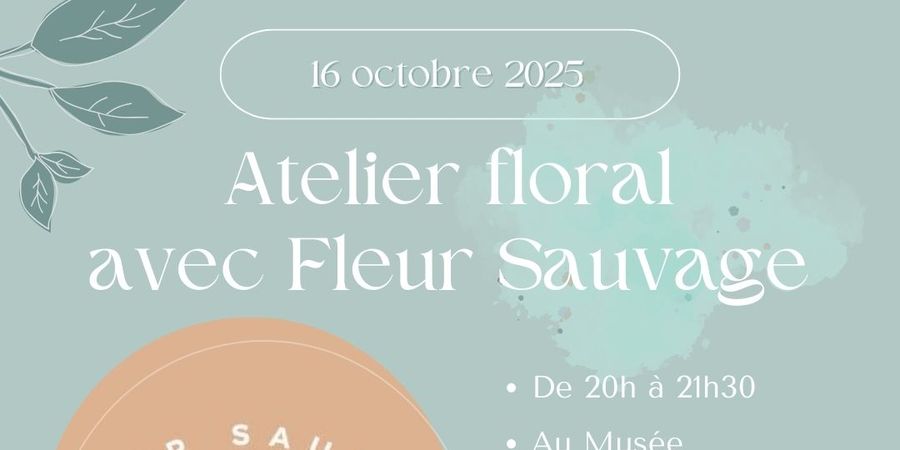 image - Atelier floral au Musée Archéologique d'Arlon