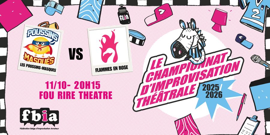 image - FBIA * CHAMPIONNAT 2025-2026 * FLAMMES EN ROSE & POUSSINS MASQUÉS