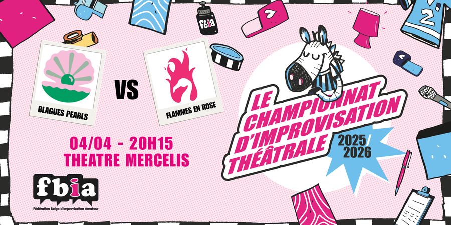 image - FBIA * CHAMPIONNAT 2025-2026 * BLAGUES PEARLS & FLAMMES EN ROSE