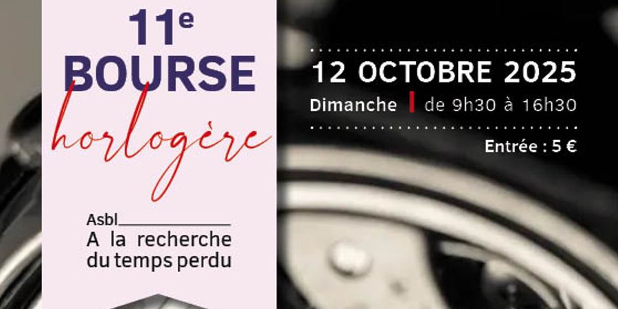 image - 11ème bourse horlogère