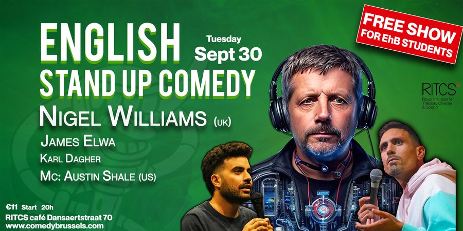 image - English Comedy at RITCS cafe Nigel Williams