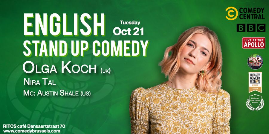 image - English Comedy at RITCS cafe Olga Koch & Nira Tal