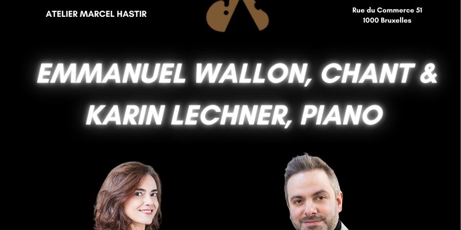 image - Emmanuel Wallon, chant & Karin Lechner, piano – oeuvres de R Schumann ,A. Dvorak et C. Chaminade