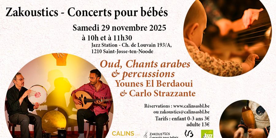 image - Zakoustics - Concert pour bébés - Oud & Percussions