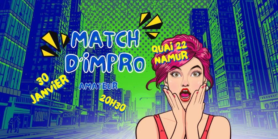 image - Match d'impro Namur - Catamaran Production