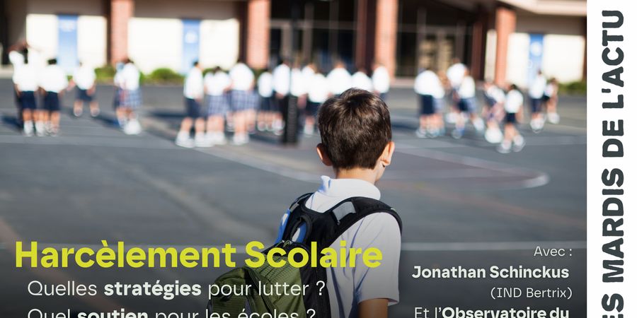 image - Mardi de l'Actu - Harcèlement Scolaire