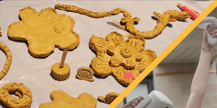 image - Speelcafé XL: Spelen met klei & virtual reality