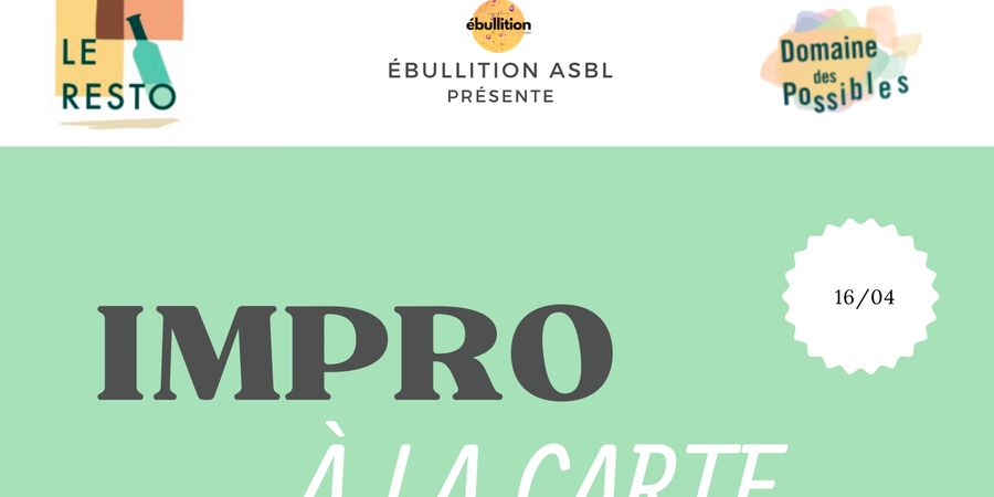 image - Impro au resto - Impro à la carte, poisson d'avril