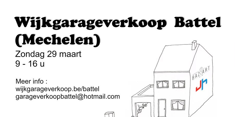 image - Wijkgageverkoop Battel (Mechelen)