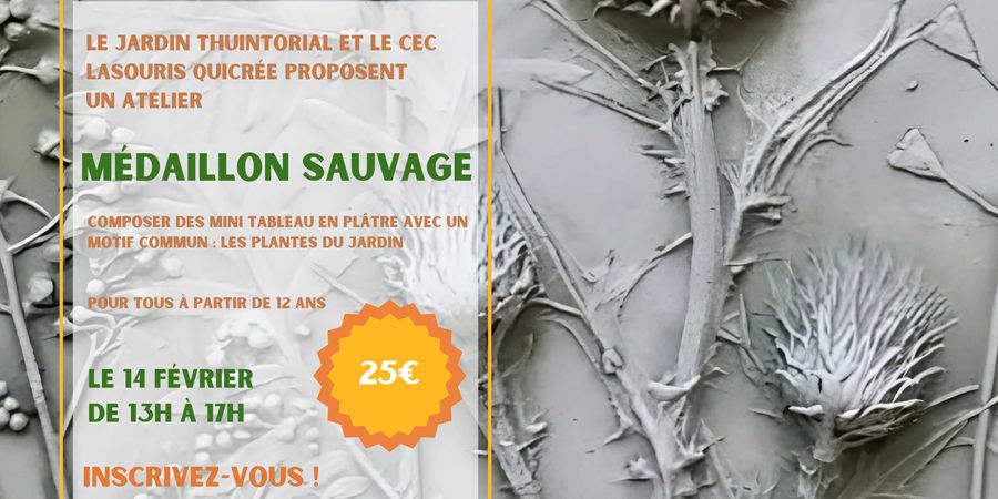 image - Atelier : Médaillon sauvage