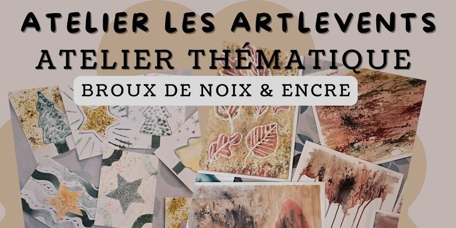 image - exploration et initiation au brou de noix et encres