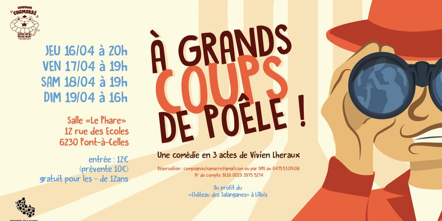 image - A grands coups de poêle , comédie de Vivien Lhéraux