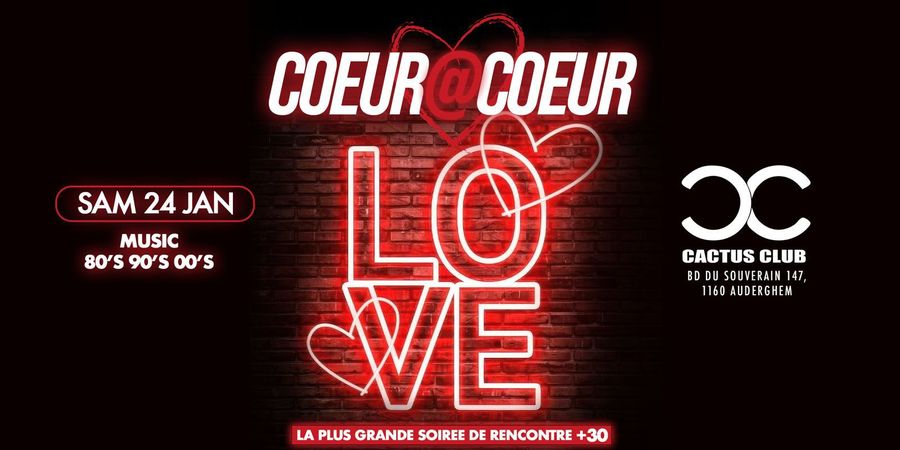 image - Soirée 30+ | La plus Grande Soirée Rencontres en Live > Cactus Club | 