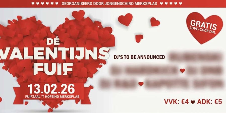 image - Valentijnsfuif 2026