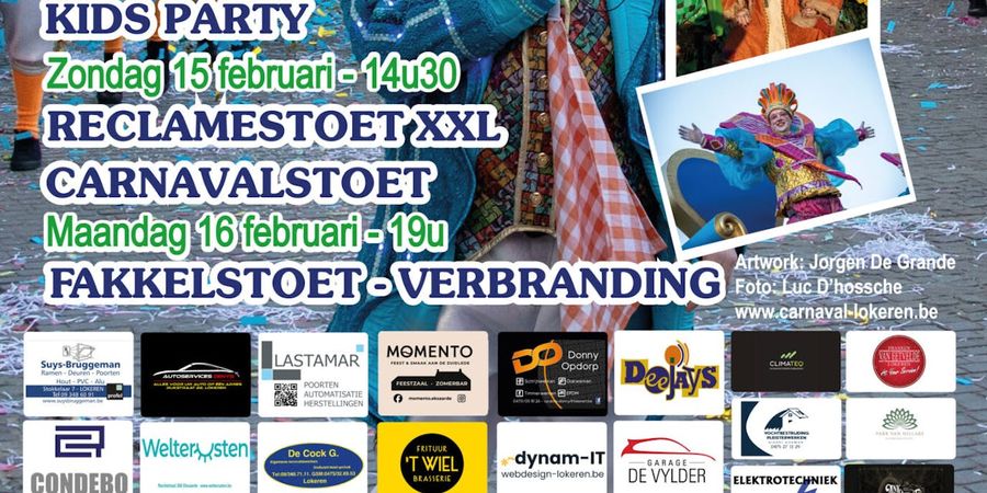 image - Fakkelstoet / Verbranding Carnaval Lokeren