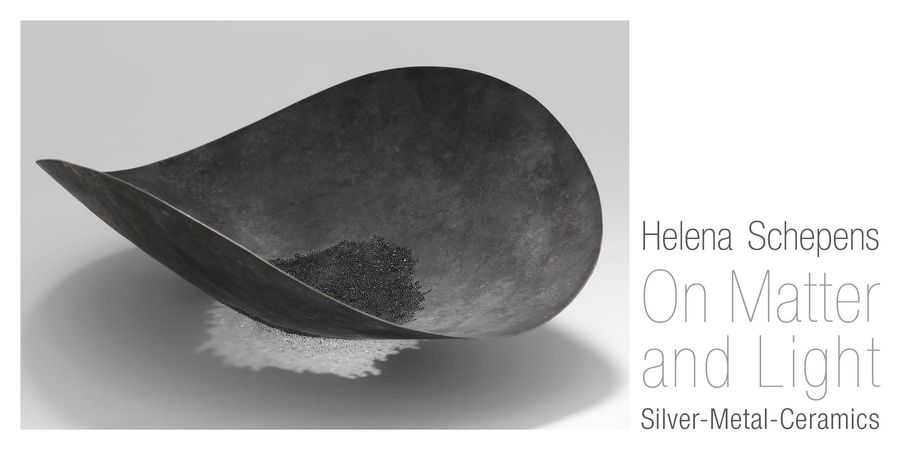 image - Helena Schepens: On Matter and Light -Silver Metal Ceramics. Solo Exhibition.