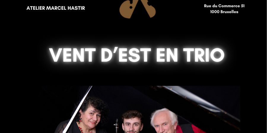 image - Vent d’Est en Trio- Marina Ksovreli, piano; Georges-Lucas Ilouridzé, clarinette; Avtandil Ilouridzé,