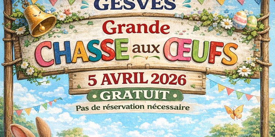image - Grande chasse aux œufs de Gesves 2026