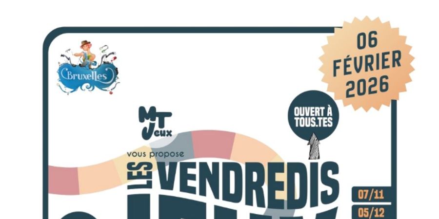 image - Soirée Jeux à l'Auberge de Jeunesse Jacques Brel #️⃣4️⃣ 