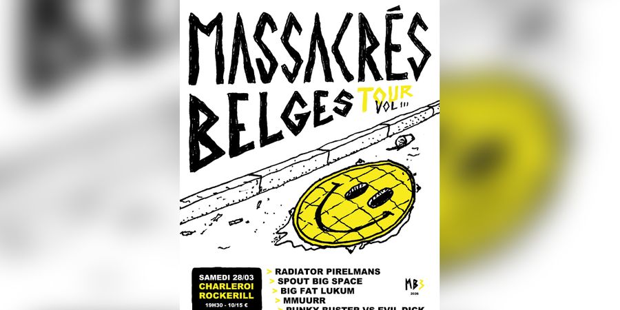 image - MASSACRÉS BELGES III : RELEASE PARTY!