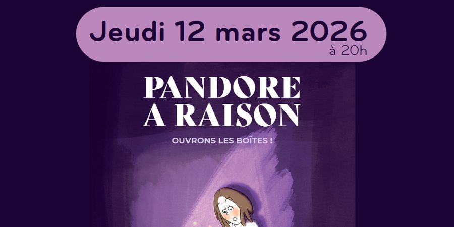 image - Pandore a raison - Conférence de Virginie Jullien