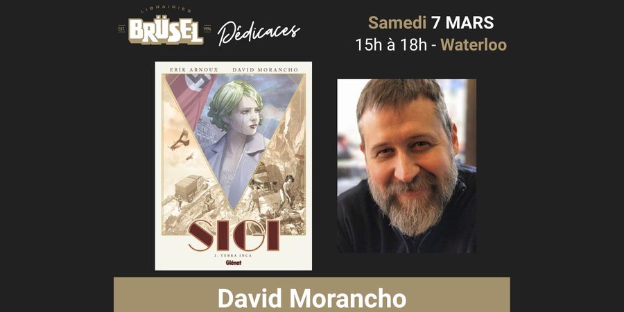 image - David Morancho en dédicace pour Sigi tome 2