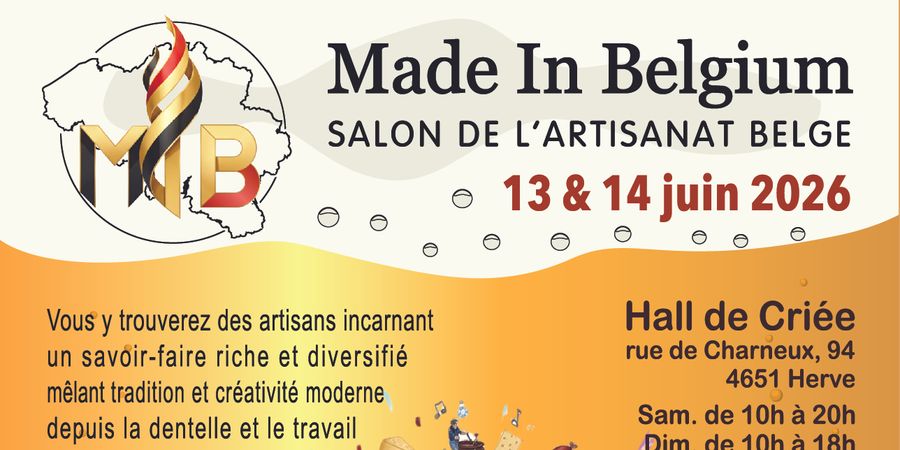 image - Made In Belgium - Salon de l'Artisanat Belge