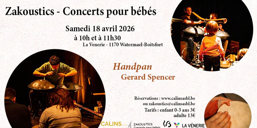 image - Zakoustics - Concerts pour bébés 0-3 ans - Handpan