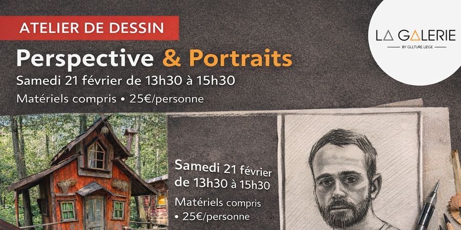 image - Atelier de dessin - Perspective & Portraits