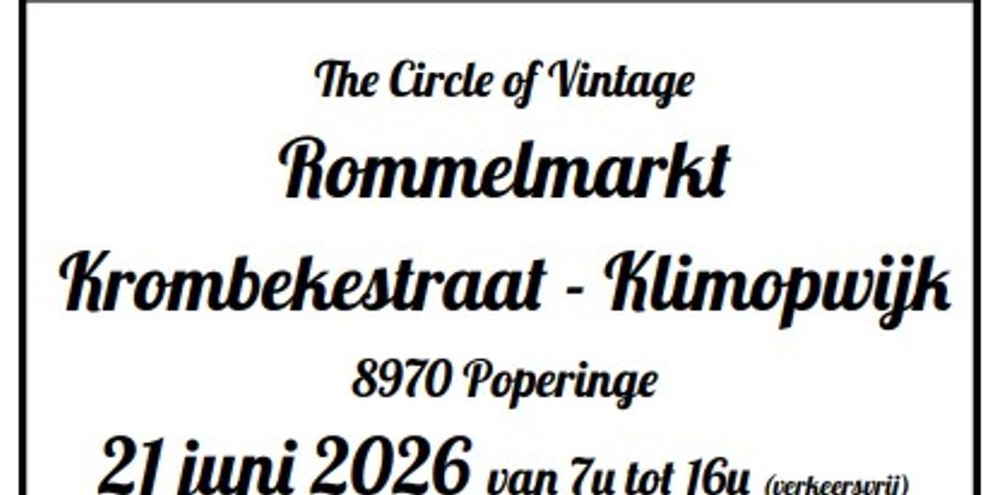 image - Rommelmarkt The Circle Of Vintage