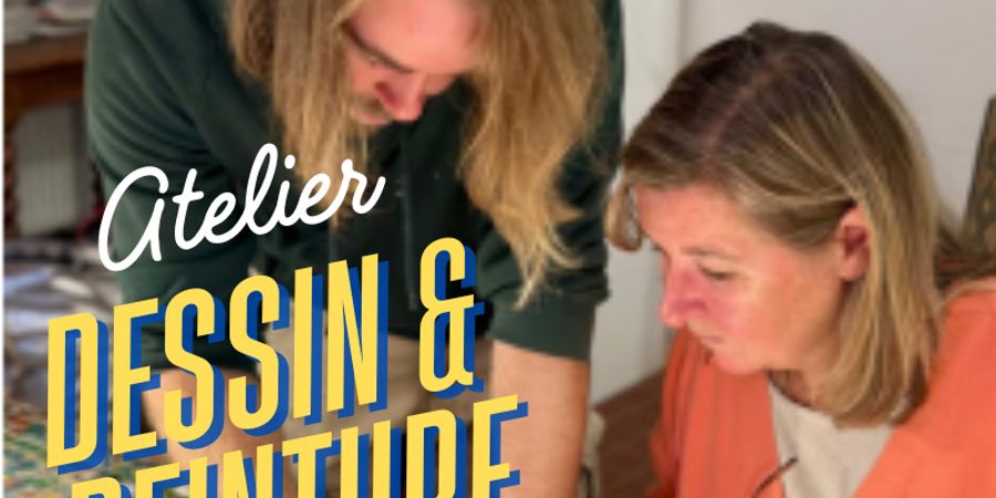 image - Atelier dessin/peinture adultes mercredi (second semestre)